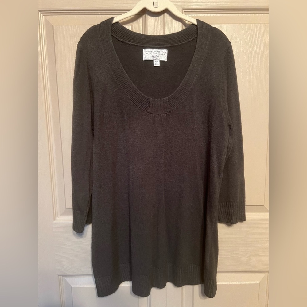 Avenue Dark Gray Sweater